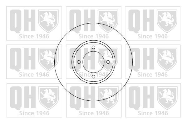 QUINTON HAZELL Тормозной диск BDC3350